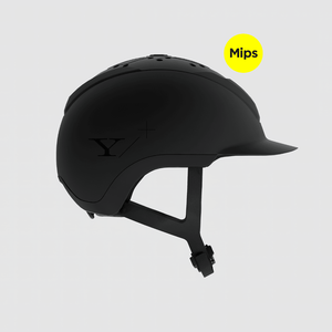 Black Junior Riding Helmet Bundle 52/53 with Hybrid Helmet 2.0 and Thin Inner Liner for secure fit