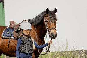 Black Junior Riding Helmet Bundle 52/53 with Thin Inner Liner for secure fit and breathability
